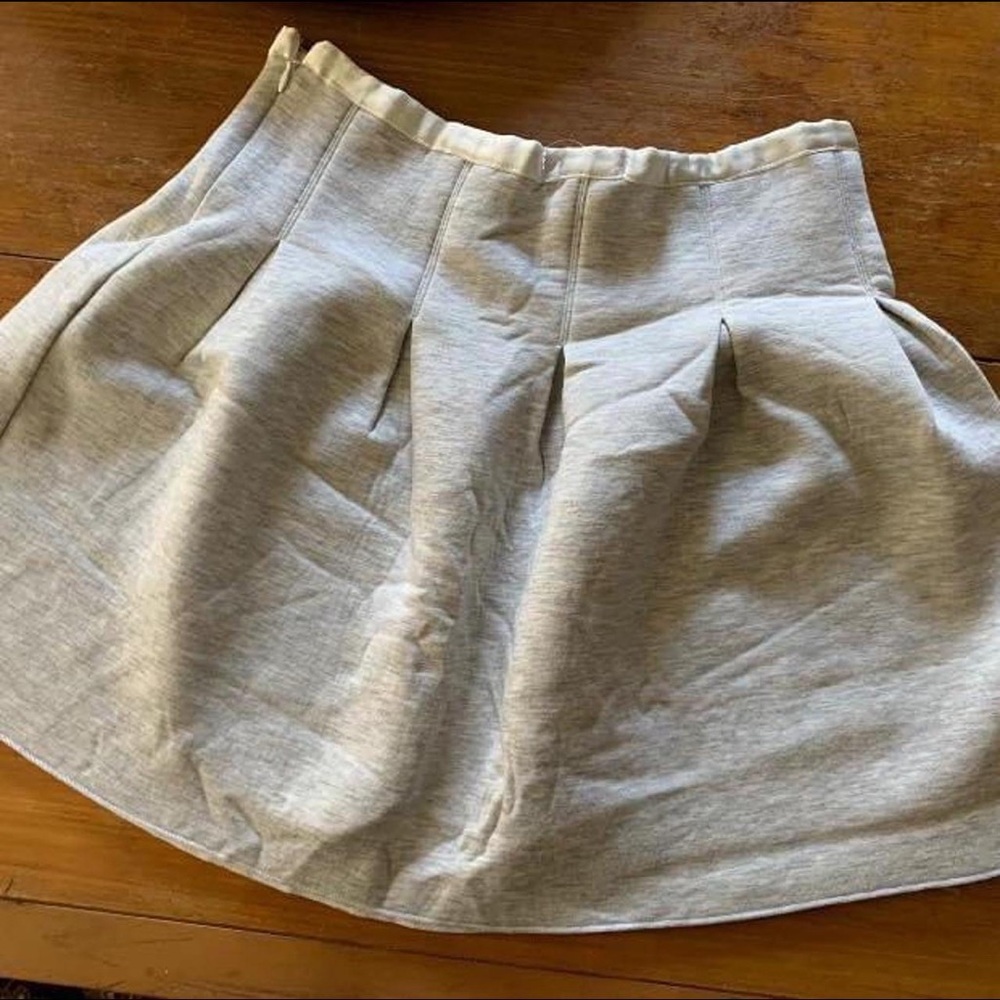Gap heather grey winter Mini Skirt